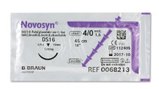 Хирургичен резорбируем конец Novosyn Violet 4/0 45см -1бр.