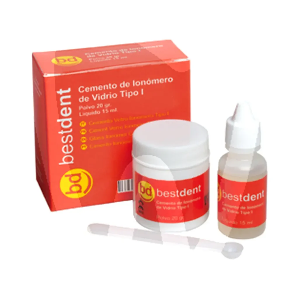 Глас-йономерен цимент тип I Bestdent, 20 g прах и 15 ml течност
