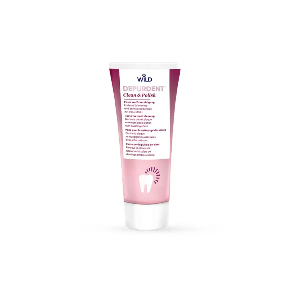 DEPURDENT Clean & Polish почистваща и полираща паста за зъби, 75 ml