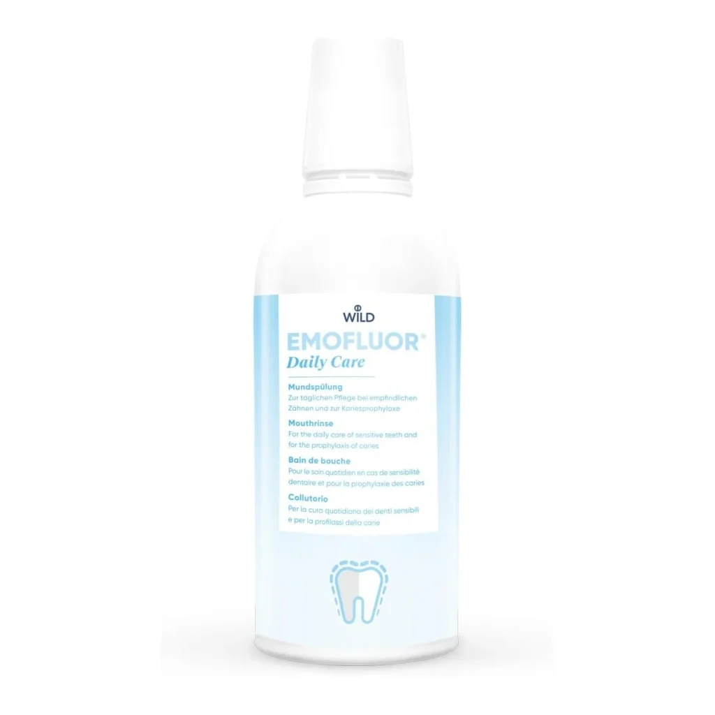 EMOFLUOR Daily Care вода за уста 500 ml за чувствителни зъби