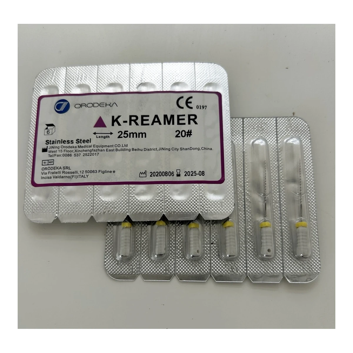 ORODEKA K-Reamers К-разширители за коренови канали