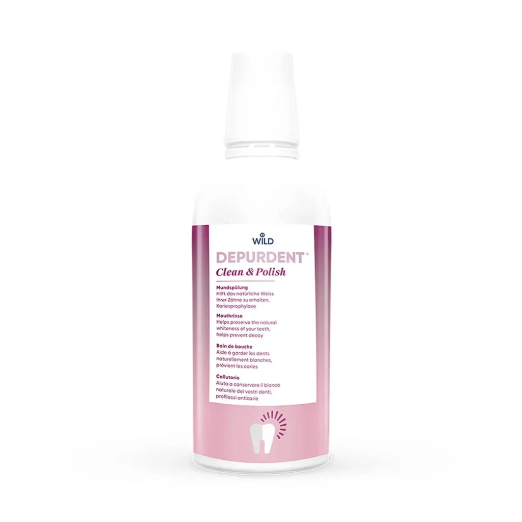 DEPURDENT Clean & Polish вода за уста, бутилка 500 мл